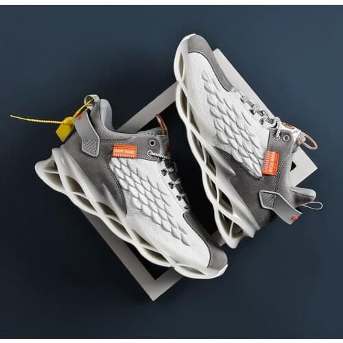 Large Size Men Running Shoes Breathable Blade Cushioning Sneakers For Man Outdoor Professional Athletic Training Footwear 39-46