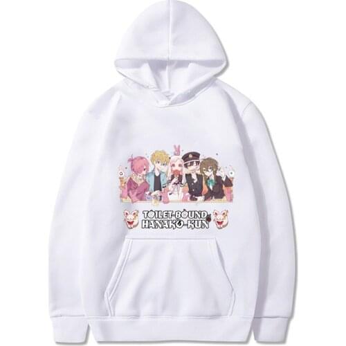 Toilet-bound Jibaku Shounen Hanako-kun Hoodie Anime Men Trench Coat Fashion Fall Winter Top Hooded Unisex