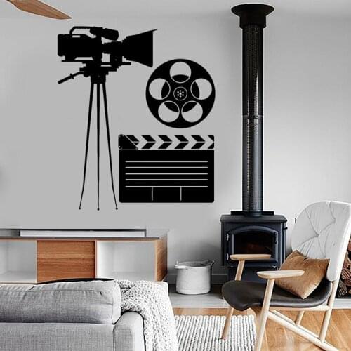Cinema Decoration Wall Stickers Home Theater Actor Lounge Directors Room Home Living Room Wall Decoration Vinyl Decal Gifts 11