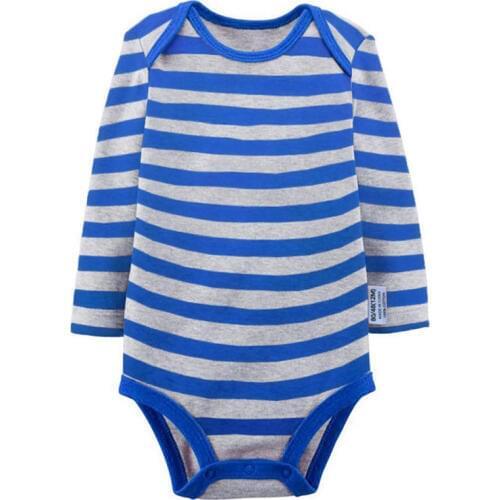 2016 New Bodysuits For Baby Girls Long Sleeve Body Infant Bebe Boys Striped O-neck Spring Fall Winter Brand Clothing Underwear