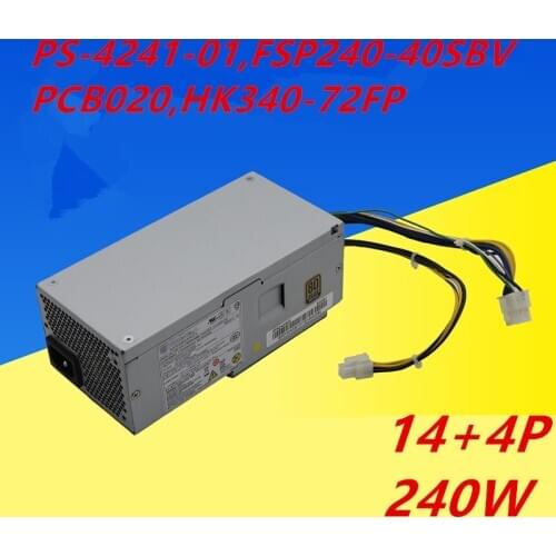 New PSU For Lenovo TFX H3050 Q77 B75 M73 83 93 82 92P 73 14Pin Power Supply PS-4241-01 PS-4241-02 FSP240-40SBV PCB020 HK340-72FP