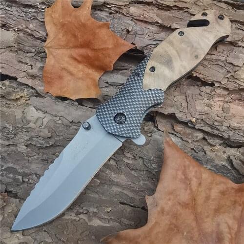 Outdoor Tactical Camping Hunting Survival Pocket Folding Knife Portable Tools 8Cr13Mov Steel Blade Fruit Equipment Knives