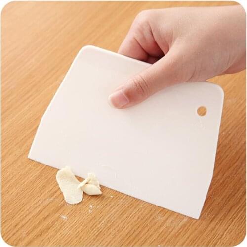 Dough Cutter Trapezoid Spatula Dough Scraper Kitchen Butter Knife Baking Pastry Tools Cake Topper Baking Accessories