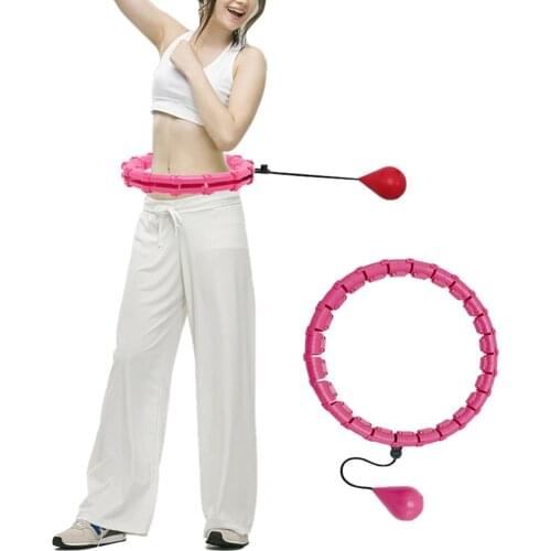 Smart Sports Ring 24 Sections Adjustable Hoop Hu Ula Rotating Ring Massage Hoops Abdomen Exercise Fitness Training Weight Loss