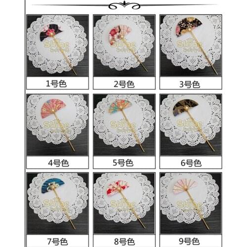 New Japanese Style Headwear Fan Hairpin Kimono Accessories Variety of Options H