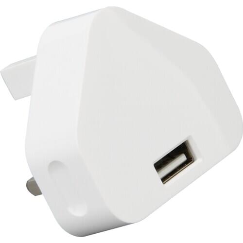 Mobile Phone Charger Single USB Wall Charger Travel Fast Charging Adapter for IPhone XS Mas X 8 Samsung S8 Xiaomi Tablet UK Plug