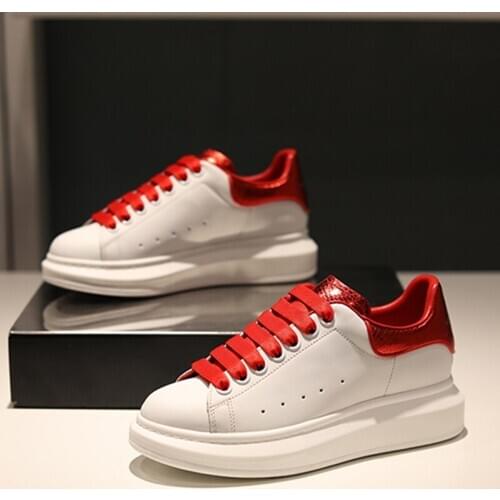 Snake Shoes Woman Mixed Colors Sneakers Thick Bottom Zapatos De Mujer Lace Up Dorky Dad Shoes Leisure Falts Ins Hot Ladies Shoes