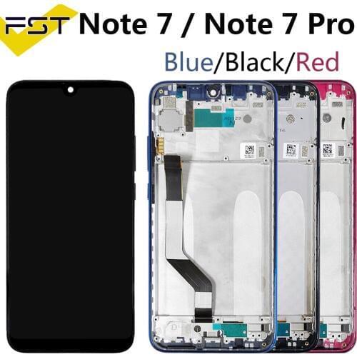 6.3''for Xiaomi Redmi Note 7 LCD Display with Frame Touch Screen Digitizer LCD Display Redmi Note7 Assembly Repair Parts