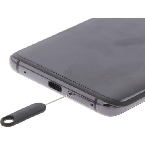 10Pcs Universal Sim Card Tray Pin Ejecting Removal Needle Opener Ejector for Smartphones Tablets Black