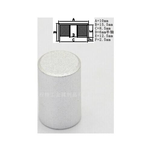 15pcs aluminum plastic cap knob potentiometer knob Plane blasting 10*15.5*6mm cap car knob switch Electric oven knob