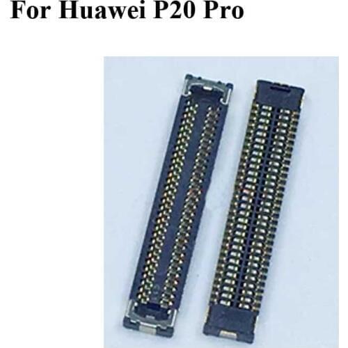 2PCS For Huawei P20 Pro P 20 Pro LCD display screen FPC connector For Huawei P20 Pro P 20 Pro logic on motherboard mainboard