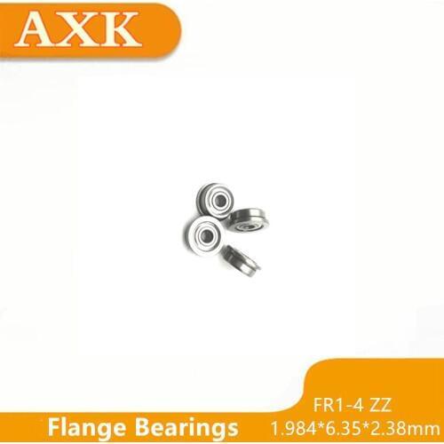 2021 Rushed Free Shipping High Quality 10pcs Fr1-4 1.984*6.35*2.38) Bearing Miniature Inch Flanged Ball 1.984*6.35*7.518*2.38mm