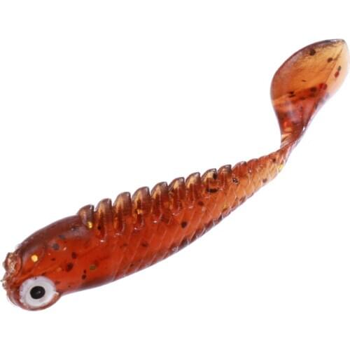 3pcs Soft Fishing Lure Luminous Fishing Bait Crankbait for Minnow