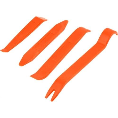 4Pcs Portable Auto Car Radio Panel Door Clip Panel Trim Dash Audio Removal Installer Pry Kit Repair Tool Pry Tool Hand Tools