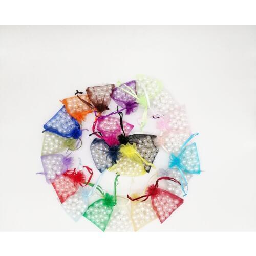 500pcs Organza Bags 30x40 Small Organza Gift Bags For Jewelry Packaging Display Christmas Wedding Jewelry Storage Drawstring Bag