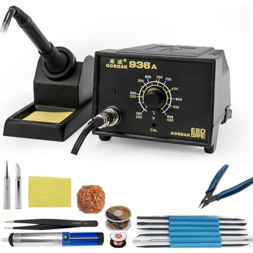 Free shipping Newest GORDAK 936A BGA SMD Rework Station Irons Soldering 936A Station soldering Iron with kits