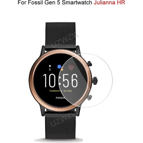 For Fossil Gen 5 Smartwatch Julianna HR Smart Watch 2.5D Tempered Glass Screen Protector Protective Film Anti Scratch HD Clear