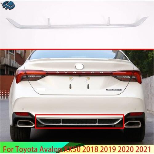 For Toyota Avalon XX50 2018 2019 2020 ABS Chrome Rear Bumper Skid Protector Guard Plate accessories