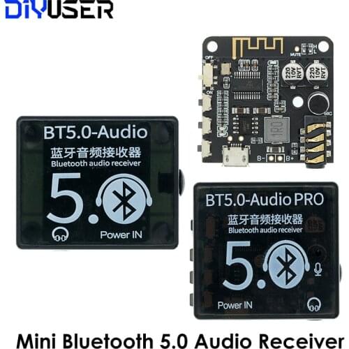 Mini Bluetooth 5.0 Decoder Board Audio Receiver BT5.0 PRO MP3 Lossless Player Wireless Stereo Music Amplifier Module With Case