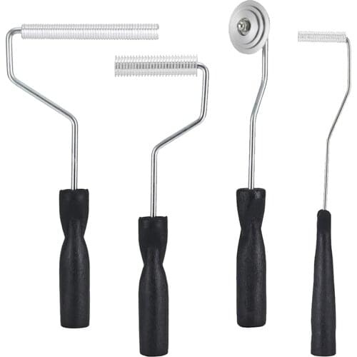 4Pack Black Laminating Paint Roller Kit for Resin Fiberglass Boat Repair