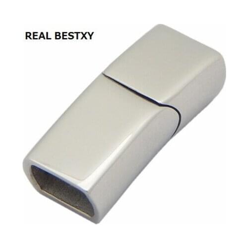 REAL BESTXY 10pcs/lot magnet magnetic jewelry clasp 316L stainless steel for bracelets and necklace