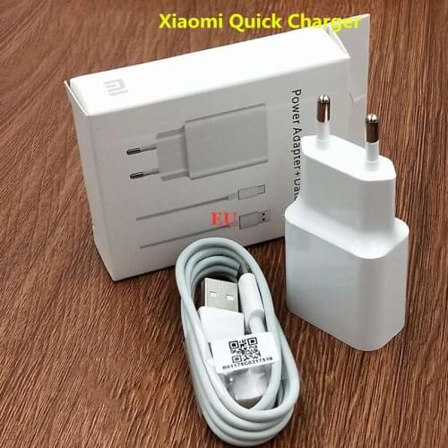 Xiaomi 6 6x 8 8SE USB Fast charger Quick charging wall adapter Original Type C Cable For Mi A3 lite A2 Redmi 8A K20 Note 8 pro