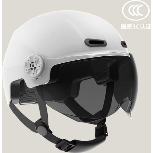 DOT Certified Electric Battery Car Helmet Male Summer Sunscreen Helmet Motorcycle Half Helmet Four Season General Helmet