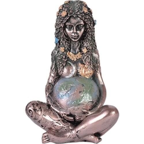 Ghia Mother Earth Statue Earth Mother Figurine Garden Ornament Outdoor Decor Home Decoration Ornaments Crafts