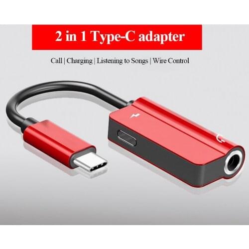 Type C 3.5 Jack Earphone USB C to 3.5mm AUX Headphones Adapter Audio cable For Huawei P30 Xiaomi 9 Apple iPhone 11 XS MAX