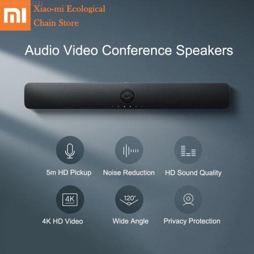 Xiaomi Video Conference Speakers 4K Webcam HD Computer PC WebCamera Noice Cancelling for Live Broadcast Video Calling Conference