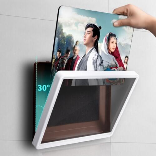 360 Rotate Waterproof Mobile Phone/iPad Holder Water Proof Bag Wall Mounted Touch Scree Phone/iPad Toilet Bathroom Storage Box