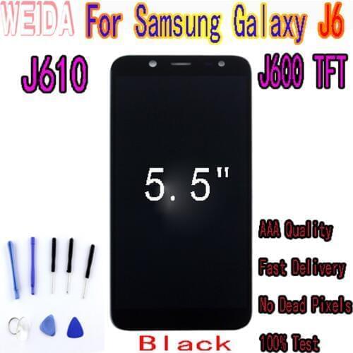 LCD For Samsung Galaxy J6 Plus J610 J610F SM-J610F LCD Display Touch Screen For Samsung Galaxy J610 lcd Free Tools