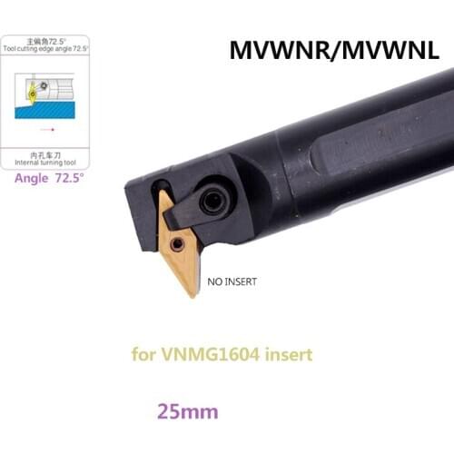 1PC S25S-MVWNR16 S25S-MVWNL16 CNC Lathe Cutting Tools MVWNR MVWNL Bar Internal Turning Tool Holder for VNMG Carbide Inserts