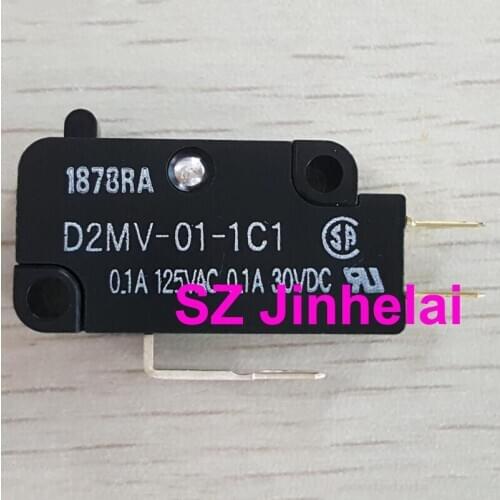 2pcs OMRON D2MV-01-1C1 Authentic original BASIC SWITCH 0.1A Micro switch