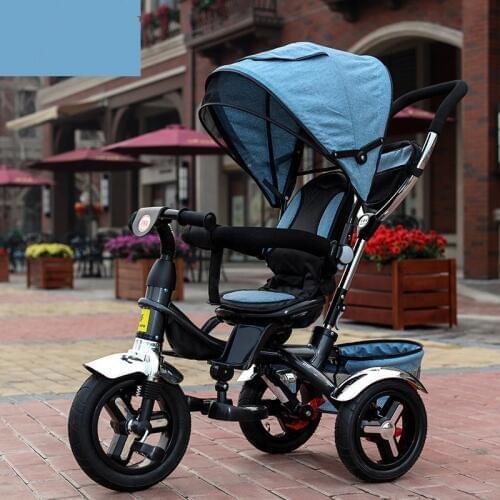 2017 kids Tricycle Pram 3 wheel Baby Stroller Child Three Wheels Carriage Baby Buggy Bike Bicycle For 6 Month to 6 Years Old