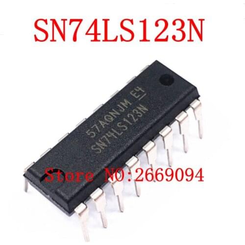 5pcs /10pcs /50pcs /100pcs SN74LS123N 74LS123N DIP-14 74LS123 HD74LS123P HD74LS123 74LS123P New original