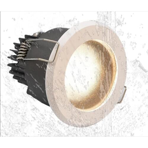 6PCS AC110V 220V led waterproof downlight IP65 10W led ceiling recessed for shower room bathroom washroom downlight