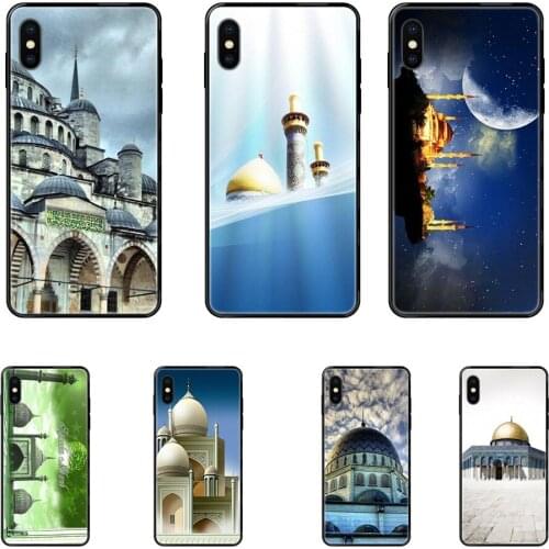 Muslim Black Soft TPU Phone Case Skin Cover Sale For Xiaomi Redmi Note 4 5 5A 6 7 8 8T 9 9S Pro Max