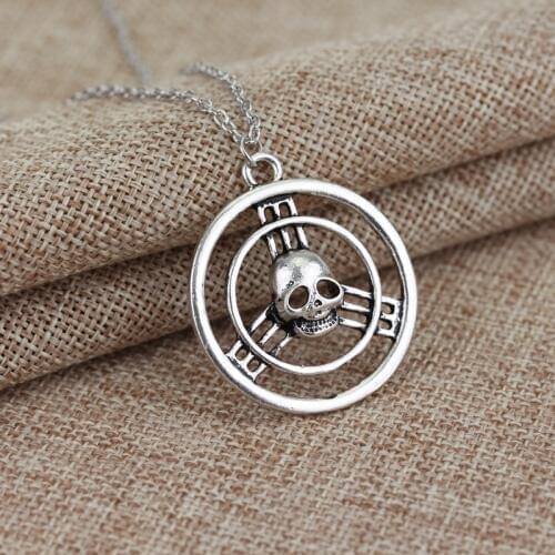 Dongsheng Mad Max Fury Road War Immortan Joe Burning Skull Faction Hollow Logo Pendant Necklace Men Jewelry -30