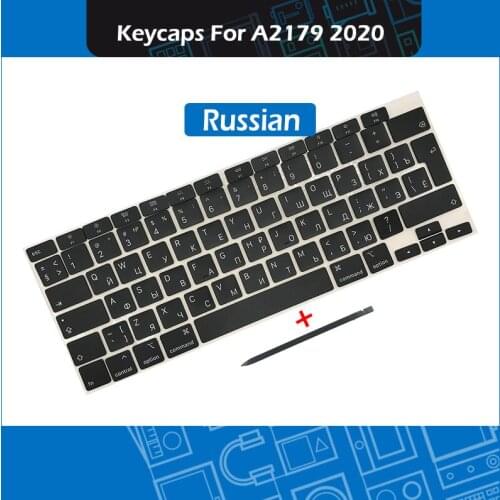 2020 Year Laptop A2179 Russian колпачок Keycaps For Macbook Air Retina 13" A2179 Key Cap Keys Keyboard Repair MC3302