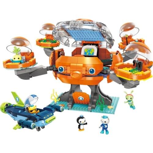 The Octonauts Model Building Blocks Sets Toys for children Toys & Hobbies Barnacles Kwazii Peso Tweak