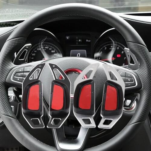 Paddle Shift For Mercedes-Benz A Class W177 Sedan V177 MB A180 A180d A200 A250 2019 2020 Car Steering Wheel Shifter DSG Stickers