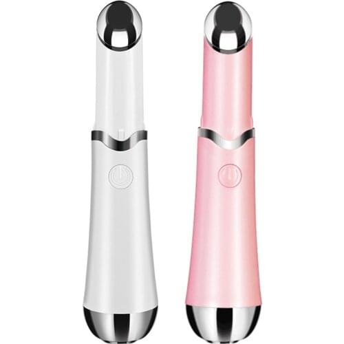 Mini Eye Lips Care Massager Beauty Pen Eye Face Skin Lifting Anti Wrinkle Heating Massage Machine Eye Bags Dark Circles Removal