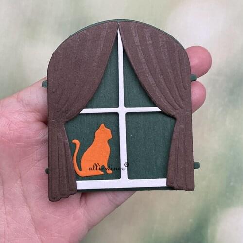 New Window curtain Metal Cutting Dies for DIY Scrapbooking Album Paper Cards Decorative Crafts Embossing Die Cuts