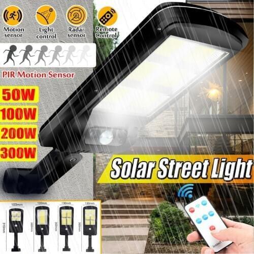 Outdoor Lighting LED Solar Street Wall Light PIR Motion Sensor Dimmable Lamp High-quality Solar Garden Lights Street Lamps