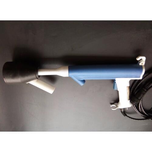 Spray gun for electrostatic flocking gun electrostatic flocking machine foaming printing
