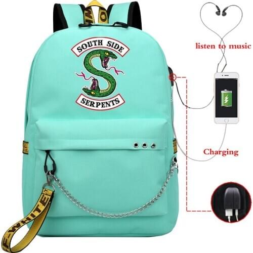 Riverdale Large Girls Backpacks School Bags for Teenagers Knapsack Teen Student College Book Bag Leisure Waterproof Mochilas