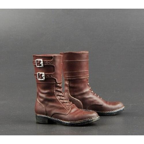 ZYTOYS 1/6 US Army M43 Brown Combat Boots ZY1028 Male Soldier Shoes Model Fit 12'' Action Figure Dolls