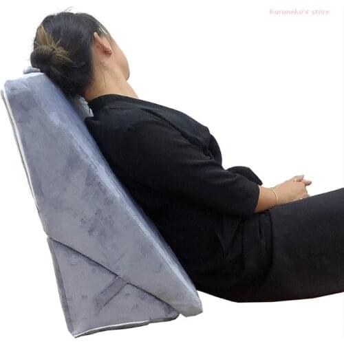 83XC Memory Soft Foam Bed Wedge Pillow Adjustable Sleep Pillow for Leg Back Support