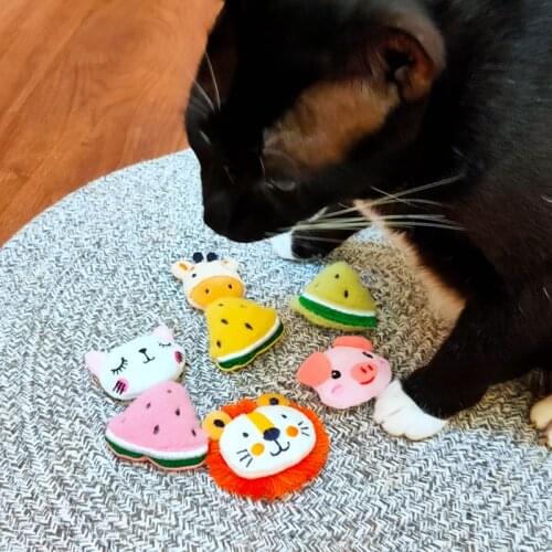 Cat Toy, Catnip Toy, Bite Size Pillow with Real Catnip Inside